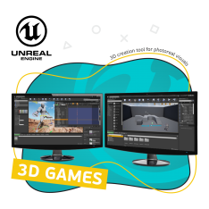 Unreal Engine 4. Игровой движок - КИБЕРшкола программирования для детей, компьютерные курсы для школьников, начинающих и подростков - KIBERone г. Кисловодск