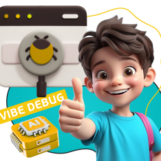 Тестирование & Vibe Debug. Охотники за багами - КИБЕРшкола программирования для детей, компьютерные курсы для школьников, начинающих и подростков - KIBERone г. Кисловодск