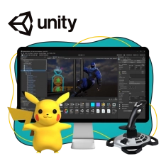 Мир игр на Unity 2D на популярном движке + AI-помощники - КИБЕРшкола программирования для детей, компьютерные курсы для школьников, начинающих и подростков - KIBERone г. Кисловодск