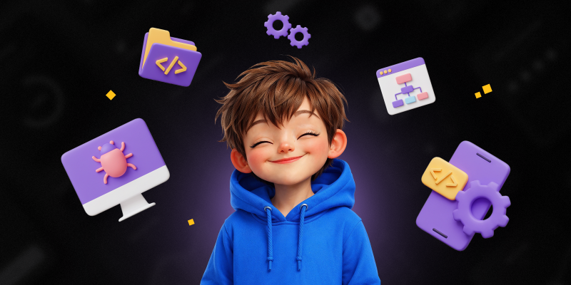 Идеальный сайт с нуля: код, дизайн и AI-помощник - КИБЕРшкола программирования для детей, компьютерные курсы для школьников, начинающих и подростков - KIBERone г. Кисловодск